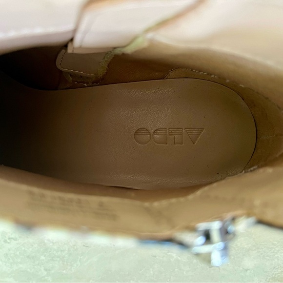 NEW ALDO SNAKESKIN ANKLE BOOTS SIZE 7 - Picture 2 of 7